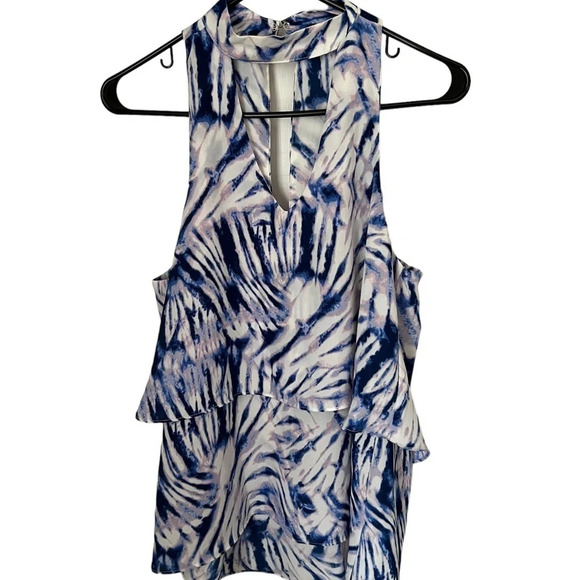 Tie-Dye Print Tank Top Spring Summer - Picture 1 of 3